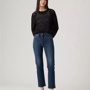 Levi's Dark Blue Wedgie Straight Jeans